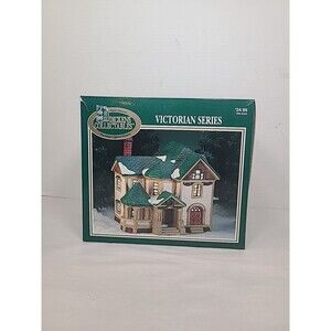 Dickens Collectables Victorian Porcelain Lighted House Painted 1994 No Cord